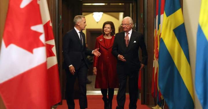 Canada and Sweden sign strategic partnership as royal couple visit Ottawa – National