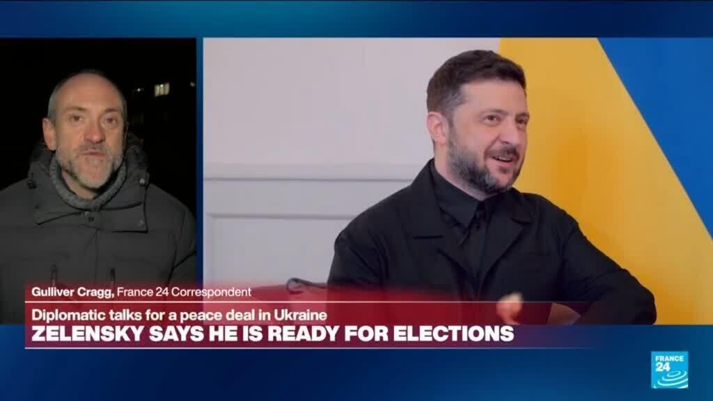 Zelensky says he is ready to hold elections in Ukraine