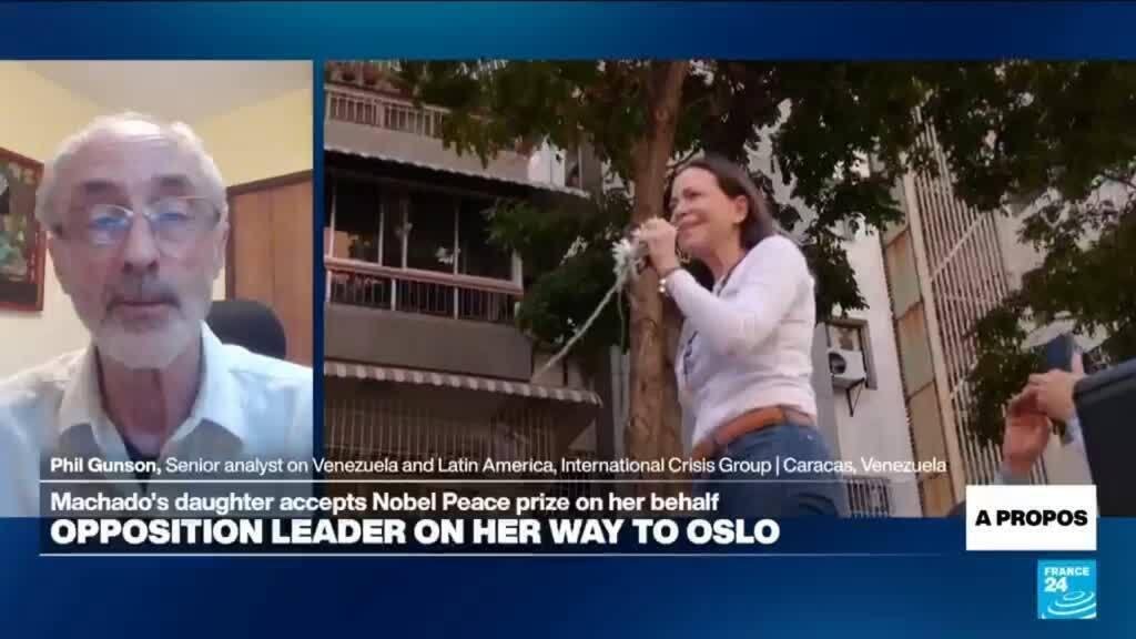 Machado will come out of hiding after missing the Nobel Prize