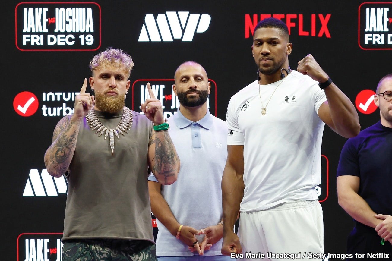 Jake Paul vs Anthony Joshua: Start time, how to watch, fight card, money