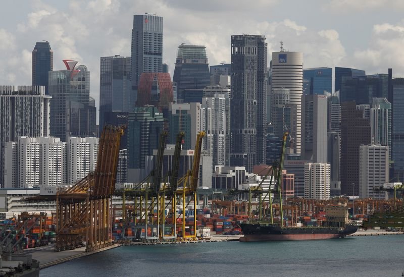 The Singapore MAS survey showed economists raising the 2025 growth forecast