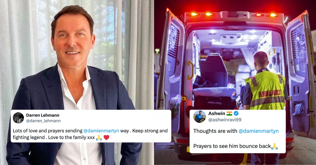 R Ashwin, Darren Lehmann and others send best wishes to Damien Martyn as he battles meningitis