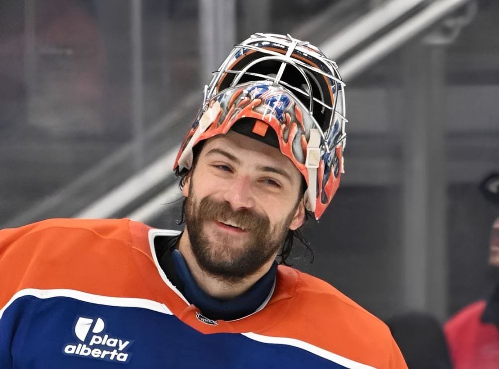 Stuart Skinner shares ‘bittersweet’ emotions after former teammate Leon Draisaitl scores 1,000th point