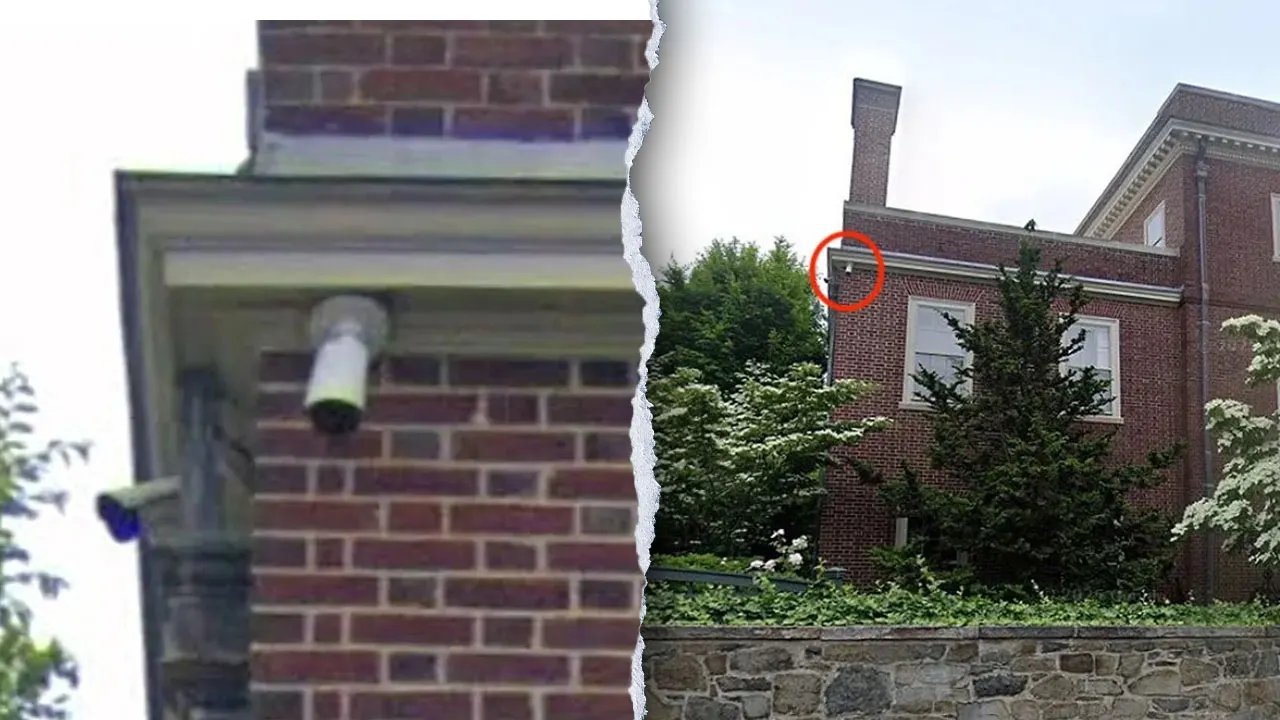Brown cited building’s age for lack of video, but president’s old house has cameras
