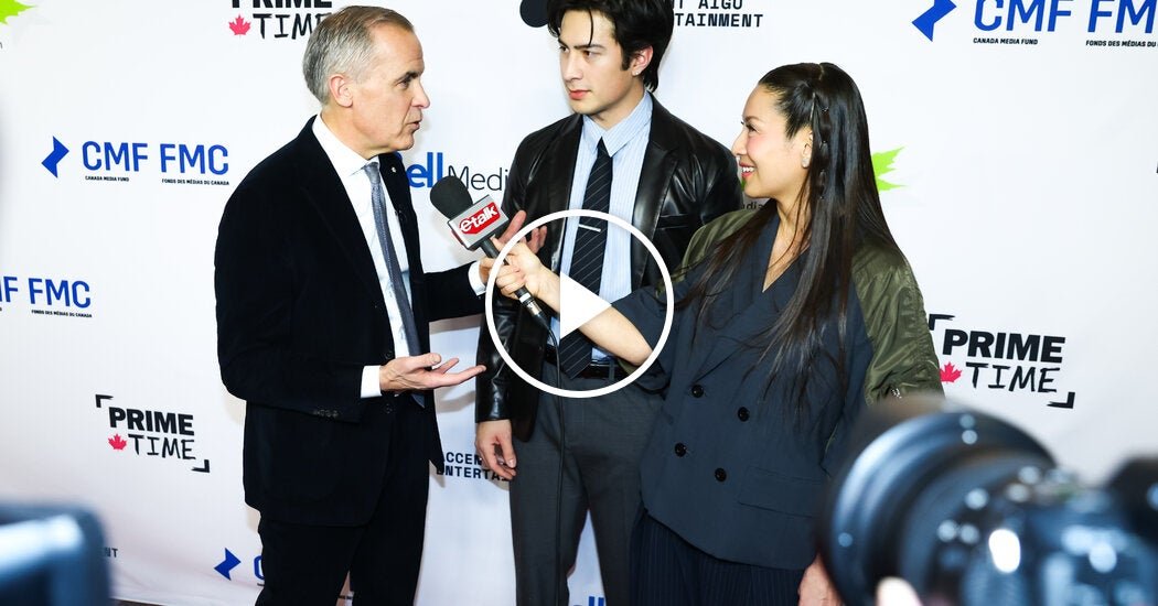 The Canadian Prime Minister met the star of ‘Heated Rivalry’ on the red carpet