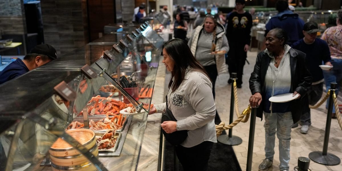 Old-school Las Vegas buffets with cheap eats are gone, replaced by ‘luxury’ options