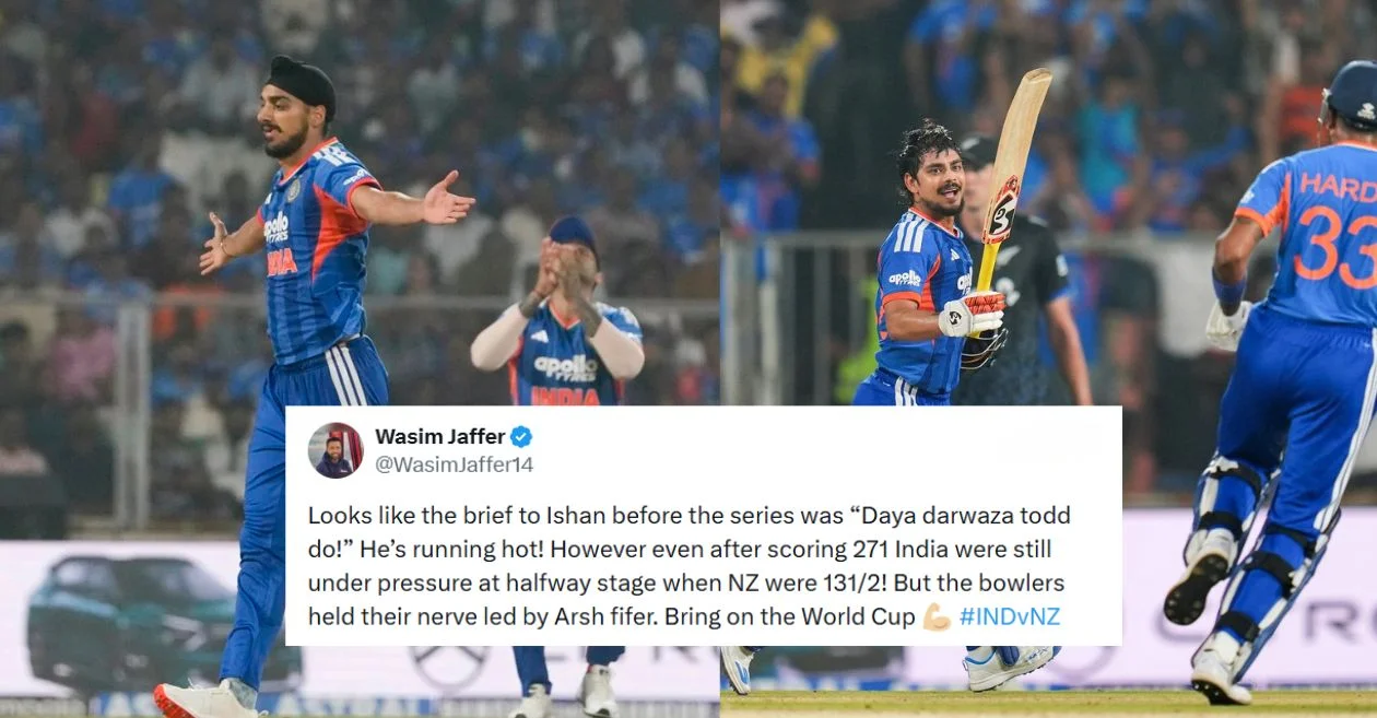 Fans applaud Ishan Kishan and Arshdeep Singh after India beat New Zealand to seal series 4-1 in Thiruvananthapuram T20I
