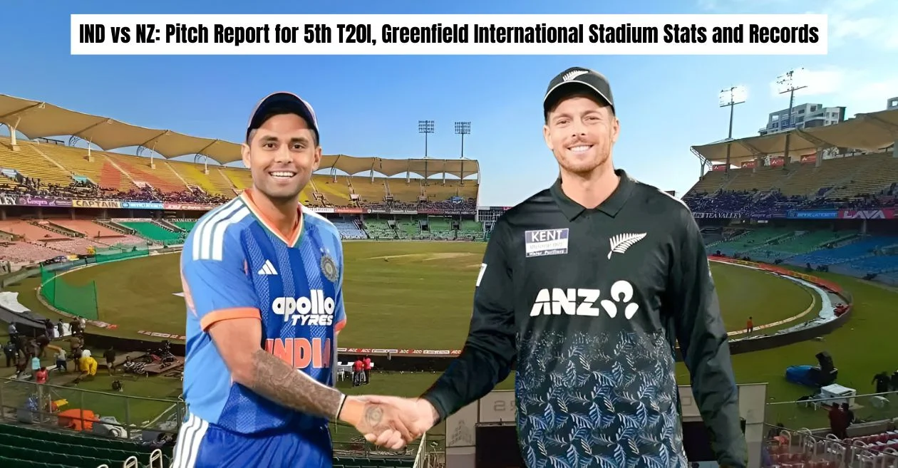 IND vs NZ: Pitch Report, Greenfield International Stadium Stats & Records from 5th T20I
