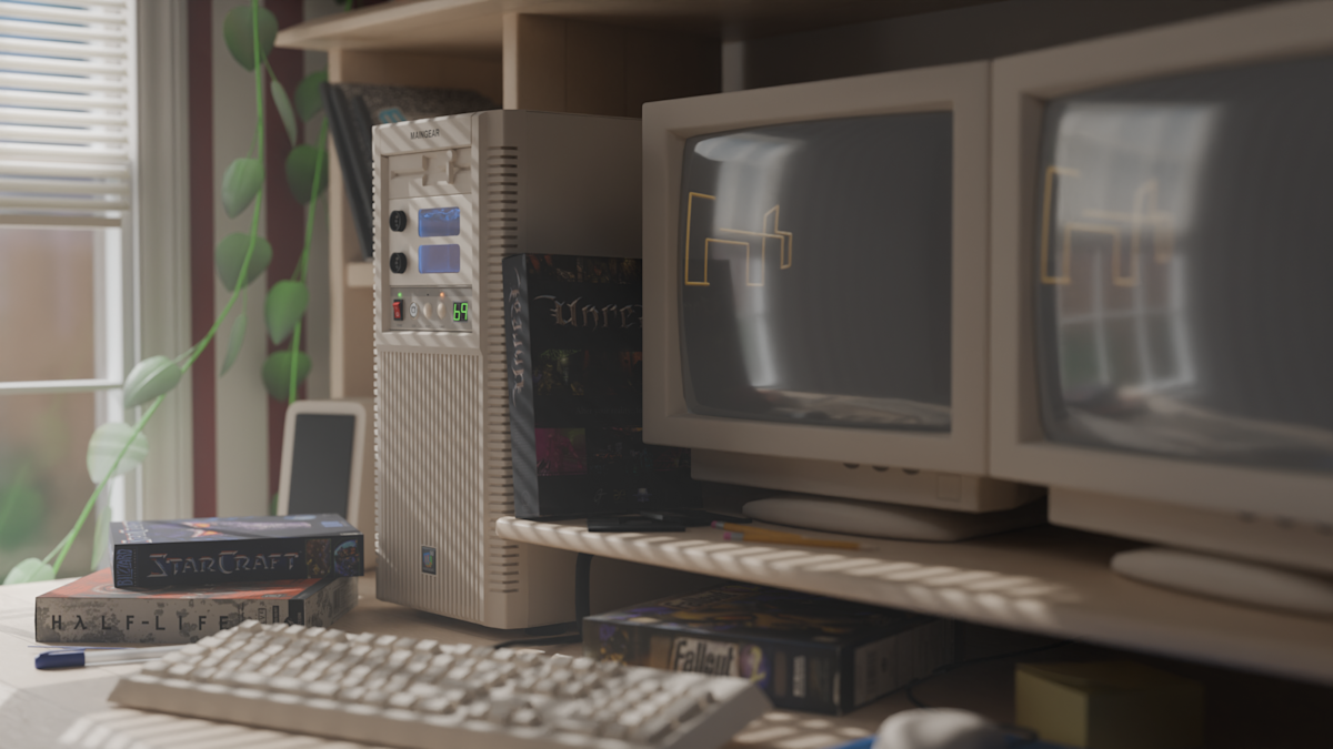 Maingear’s latest retro gaming desktop takes you back to the Earthquake era