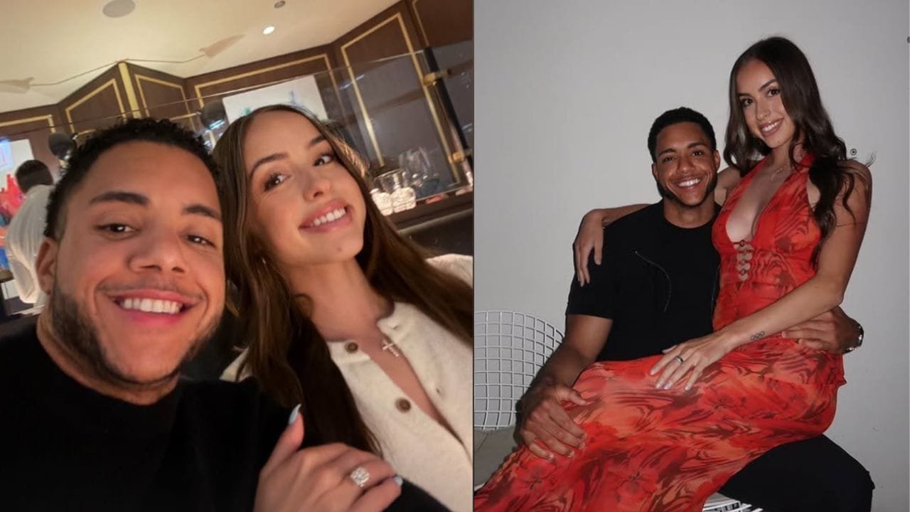 Jeremy Peña shares date night with fiancée Julia Grosso at chic restaurant