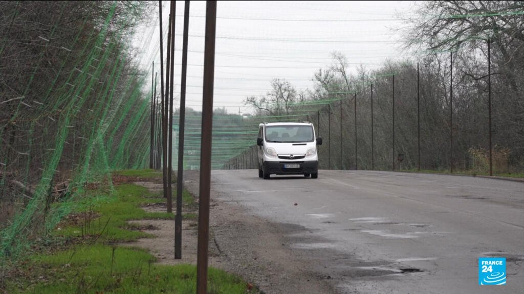 The Ukrainian city of Kherson defends itself against drones with French fishing nets