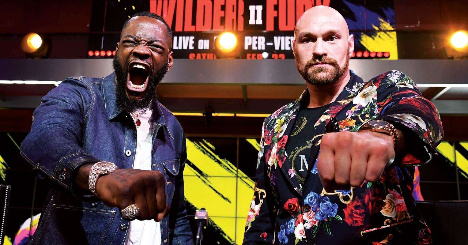 Deontay Wilder reacts to Tyson Fury saying he will dominate division after return