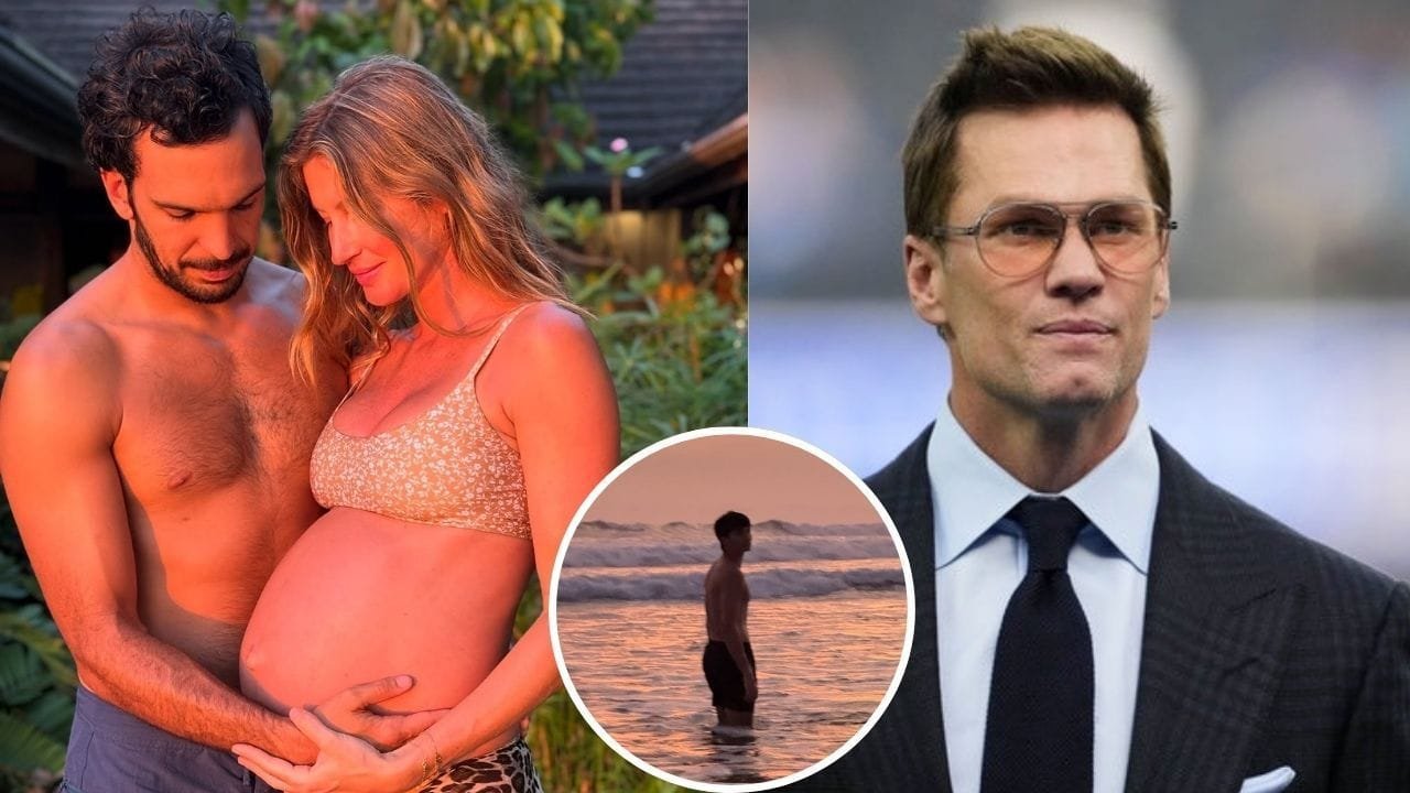 (Pictured) Gisele Bündchen’s newborn baby gets cozy with Tom Brady’s son Benjamin in Brazilian supermodel’s latest photos