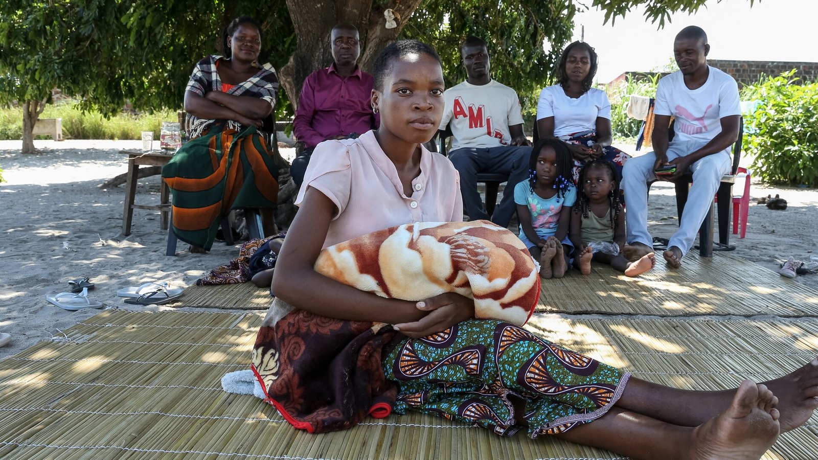 Mozambique flood survivors displaced and ‘exhausted’ by climate crisis