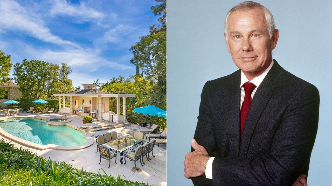 Johnny Carson’s former Bel Air home for sale for $40 million
