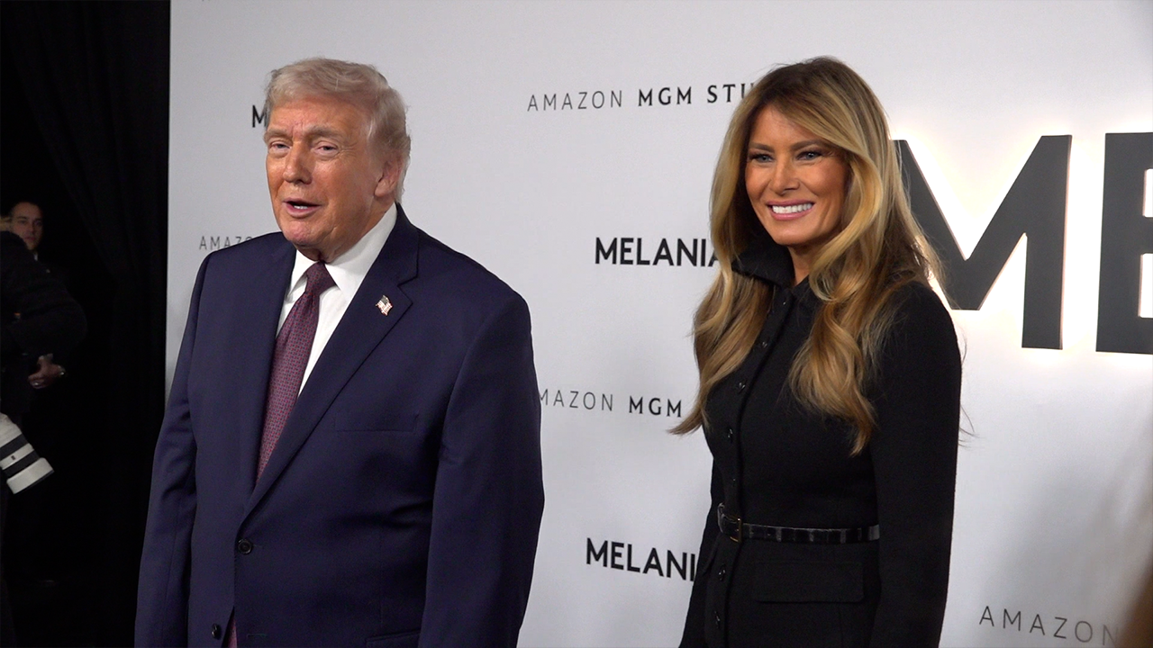 President Trump and Melania Trump attend premiere of documentary “Melania”
