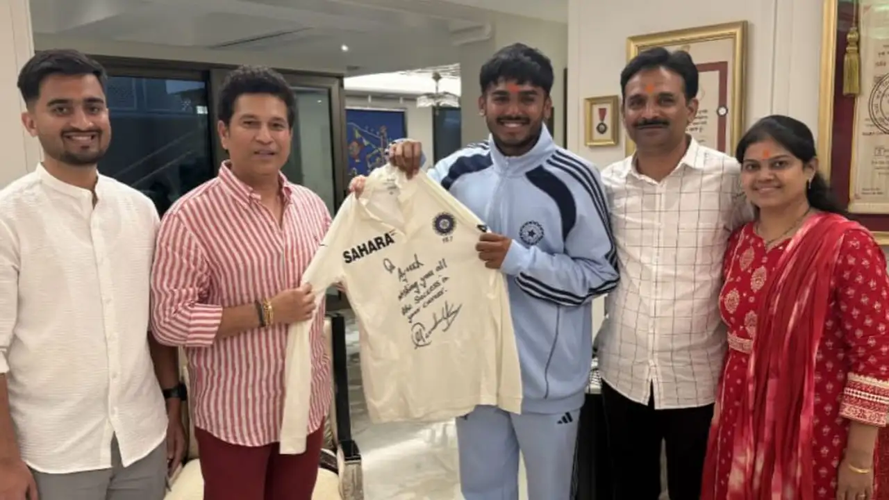 Sachin Tendulkar makes heartwarming gesture for U-19 World Cup winner Ayush Mhatre