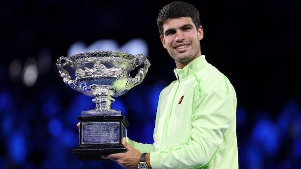 Alcaraz, 22, beat Djokovic to win the Australian Open, becoming the youngest man to complete a career Grand Slam