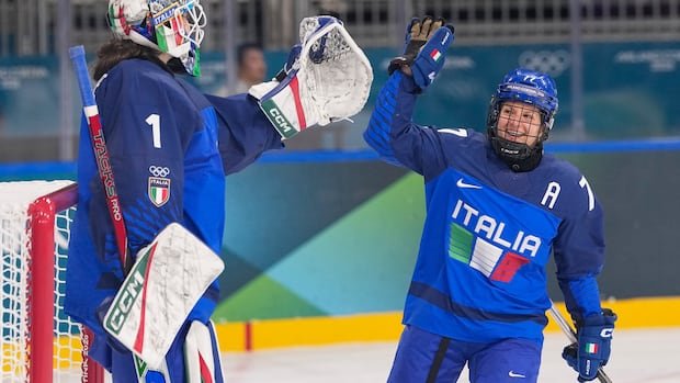 With a motley red and white roster, Italy’s win in women’s hockey is also Canada’s win