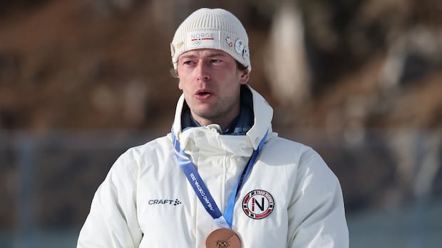 The Norwegian biathlon bronze medalist admitted to cheating on his girlfriend in a post-race interview