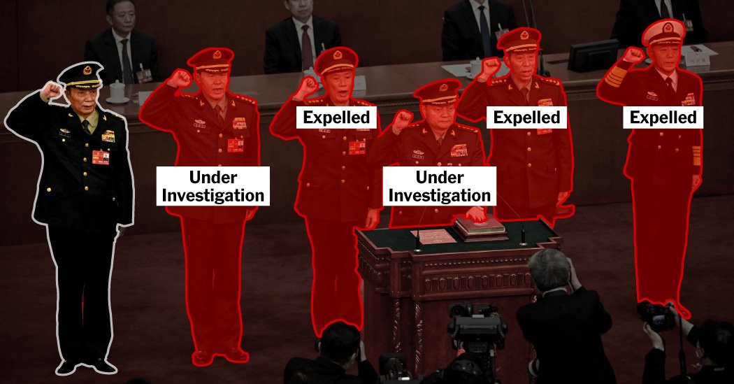 China’s Disappearing Generals – The New York Times
