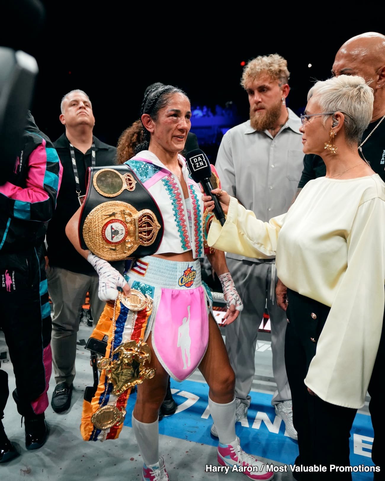 Serrano corrects Jake Paul’s mistake while maintaining MVP tie