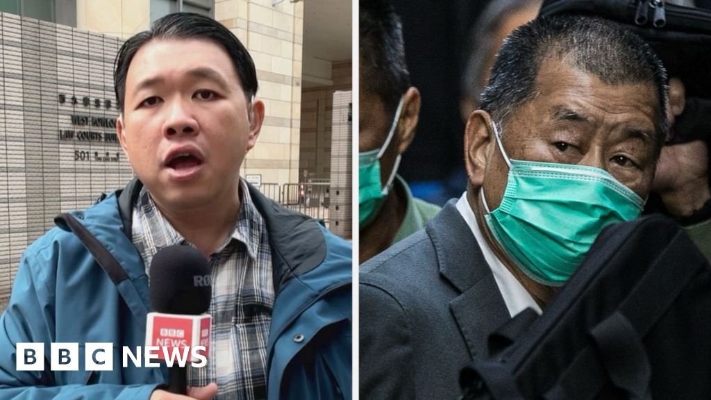 After Jimmy Lai’s sentencing, BBC reported outside the court