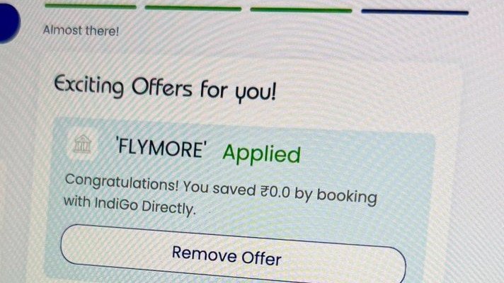 ‘Thank you for the generosity’: Flyer mocks IndiGo’s ‘exciting offer’ on coupon showing Rs 0.0 savings.