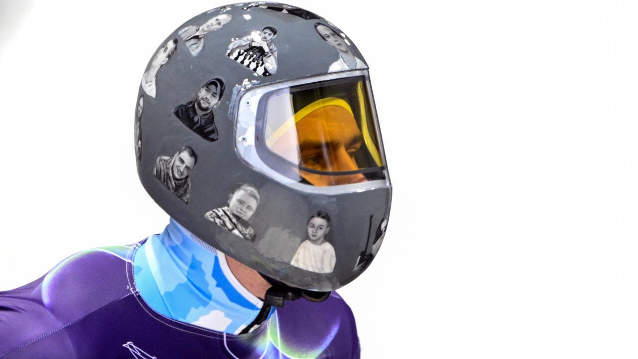 Ukrainian skeletonist disqualified from the Olympics because of the memorial helmet