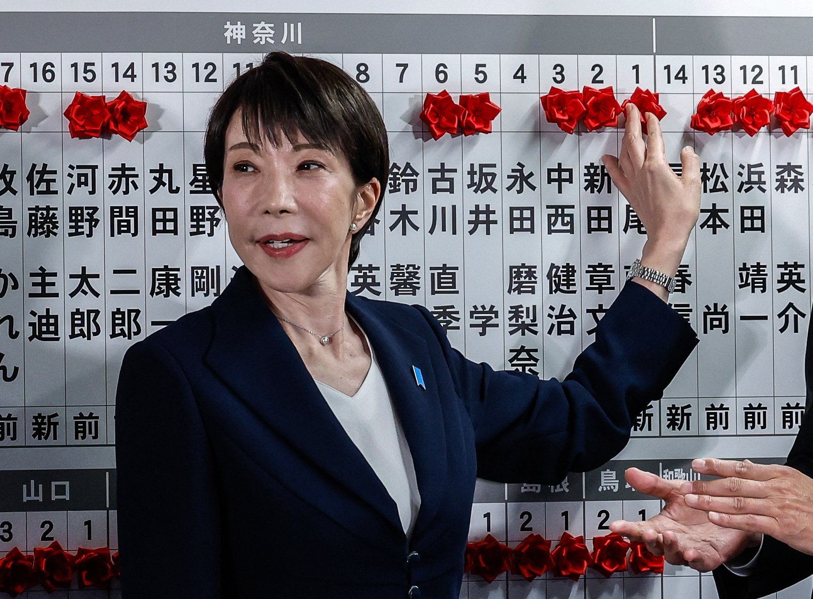 News that the political party led by Japanese Prime Minister Sanae Takaichi won a majority in the Japanese parliamentary election