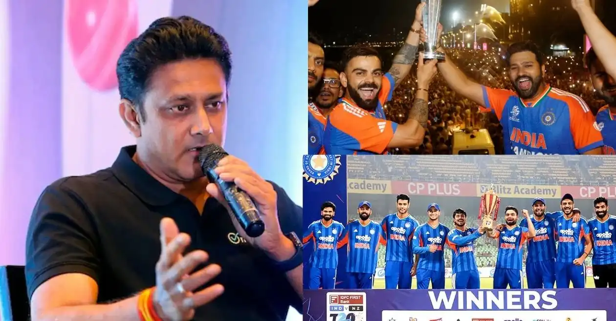 Anil Kumble reveals why India’s 2024 T20 World Cup-winning squad has edge over 2026 squad
