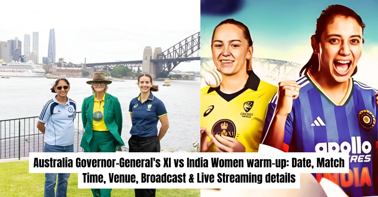 Australia Governor’s XI vs India Women’s Warm-up Match: Date, Match Time, Venue, Broadcast and Live Streaming Details