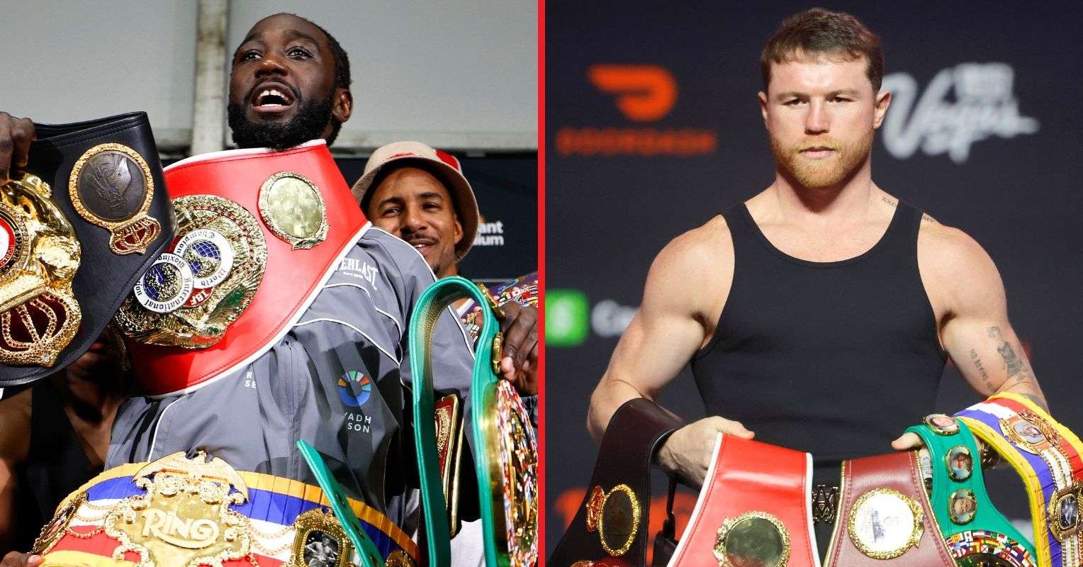Canelo fights for world title with Terrence Crawford’s old belt