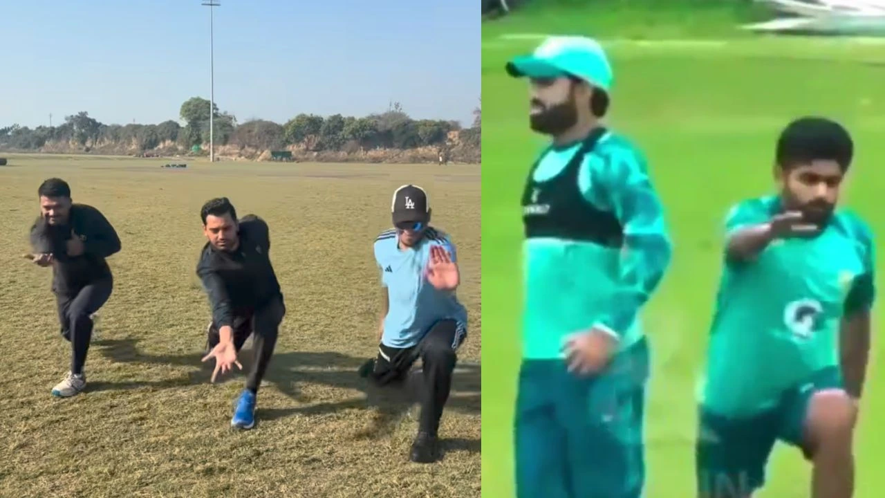 Deepak Chahar brutally attacks Babar Azam and Mohammad Rizwan with hilarious warm-up video