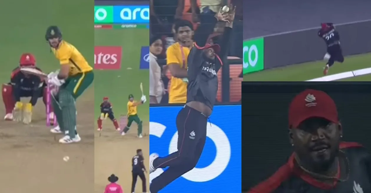 T20 World Cup 2026 (Watch): Dilon Heyliger bowls out dangerous Aiden Markram with a stunner in SA vs CAN clash