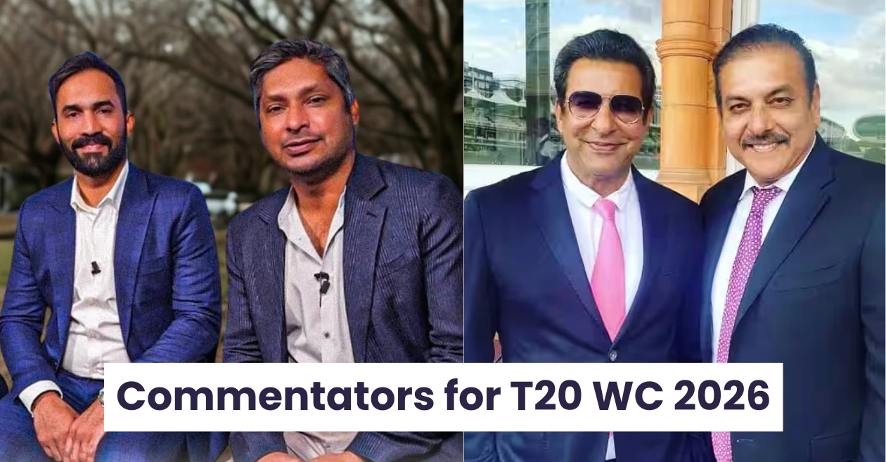From Dinesh Karthik to Wasim Akram: Complete list of commentators for ICC Men’s T20 World Cup 2026