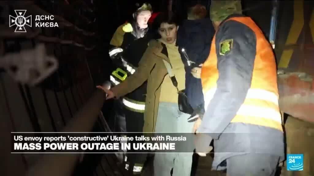 Ukraine: US envoy reports ‘constructive’ talks with Russia amid massive blackout in Kiev