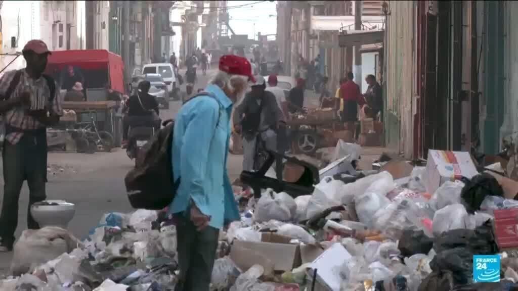 Garbage piles up in Havana as Cuba’s fuel crisis hits garbage trucks