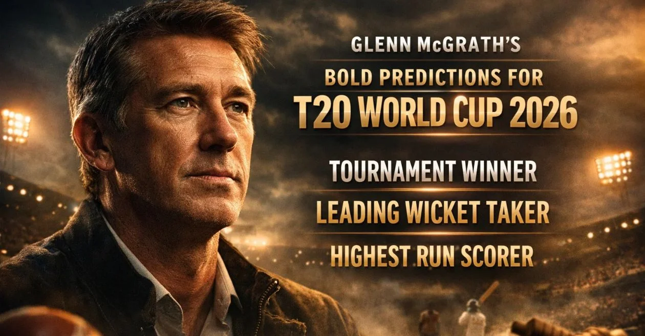 From winner to leading wicket-scorer: Glenn McGrath’s bold predictions for T20 World Cup 2026