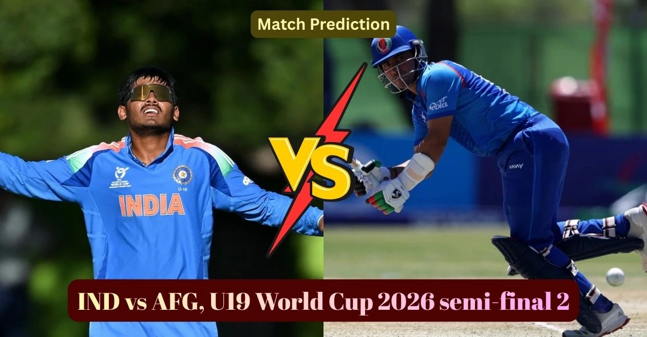 IND vs AFG, 2026 U19 World Cup Semi-final 2, Match Prediction: Who will win today’s match between India and Afghanistan?