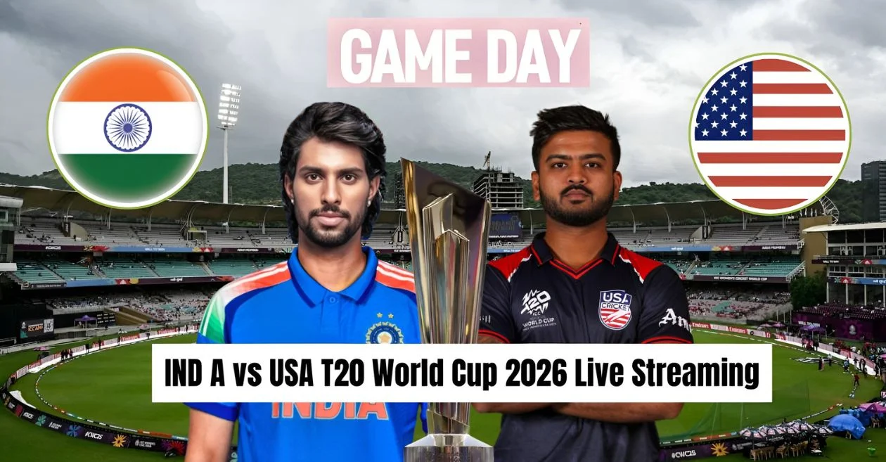 IND A vs USA T20 World Cup 2026 Live: Where to watch India’s warm-up match today