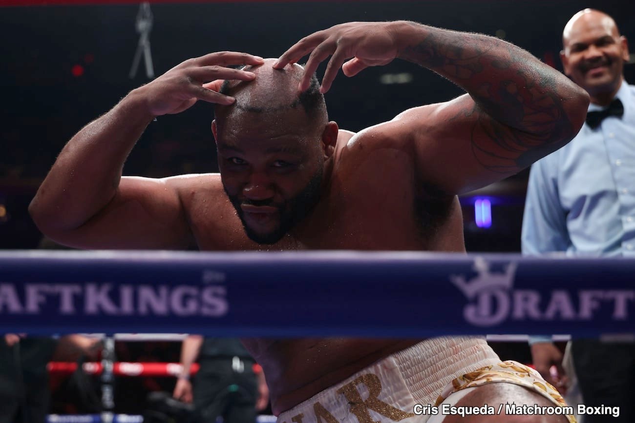 Jarrell Miller discusses the punch that ended his wig career