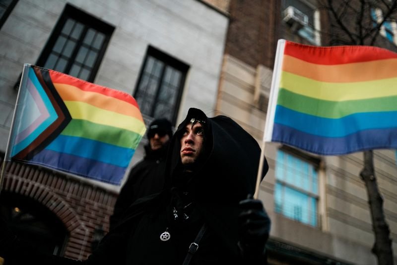 New Yorkers have returned the Pride flag to Stonewall after the Trump administration removed it