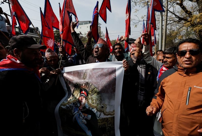 Monarchies have rallied in support of the former king as Nepal gears up for elections