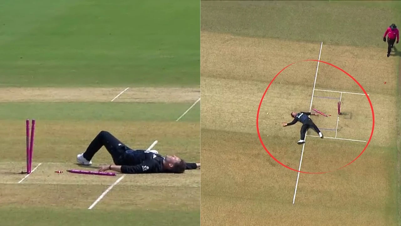 Rocky Ferguson collapses like a dead man from fatigue during NZ vs AFG T20 World Cup match; video breaks the internet