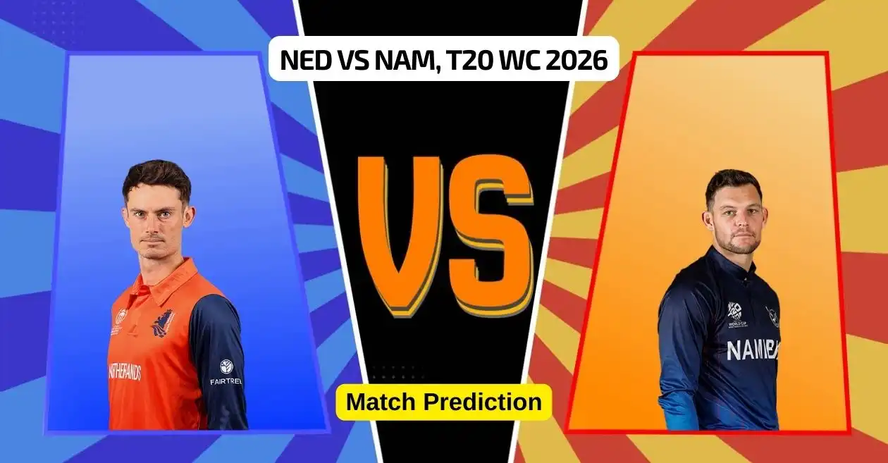 NED vs NAM, T20 World Cup 2026 Match Prediction: Who will win today’s match between Netherlands vs Namibia?