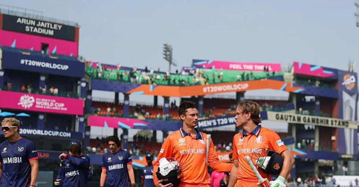 T20 World Cup 2026: Bas de Leede’s match-winning performance helps Netherlands beat Namibia by 7 wickets at Arun Jaitley Stadium