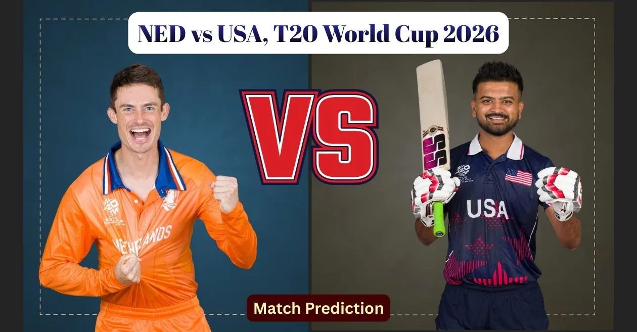 NED vs USA, T20 World Cup 2026 Match Prediction: Who will win today’s match between Netherlands and USA?