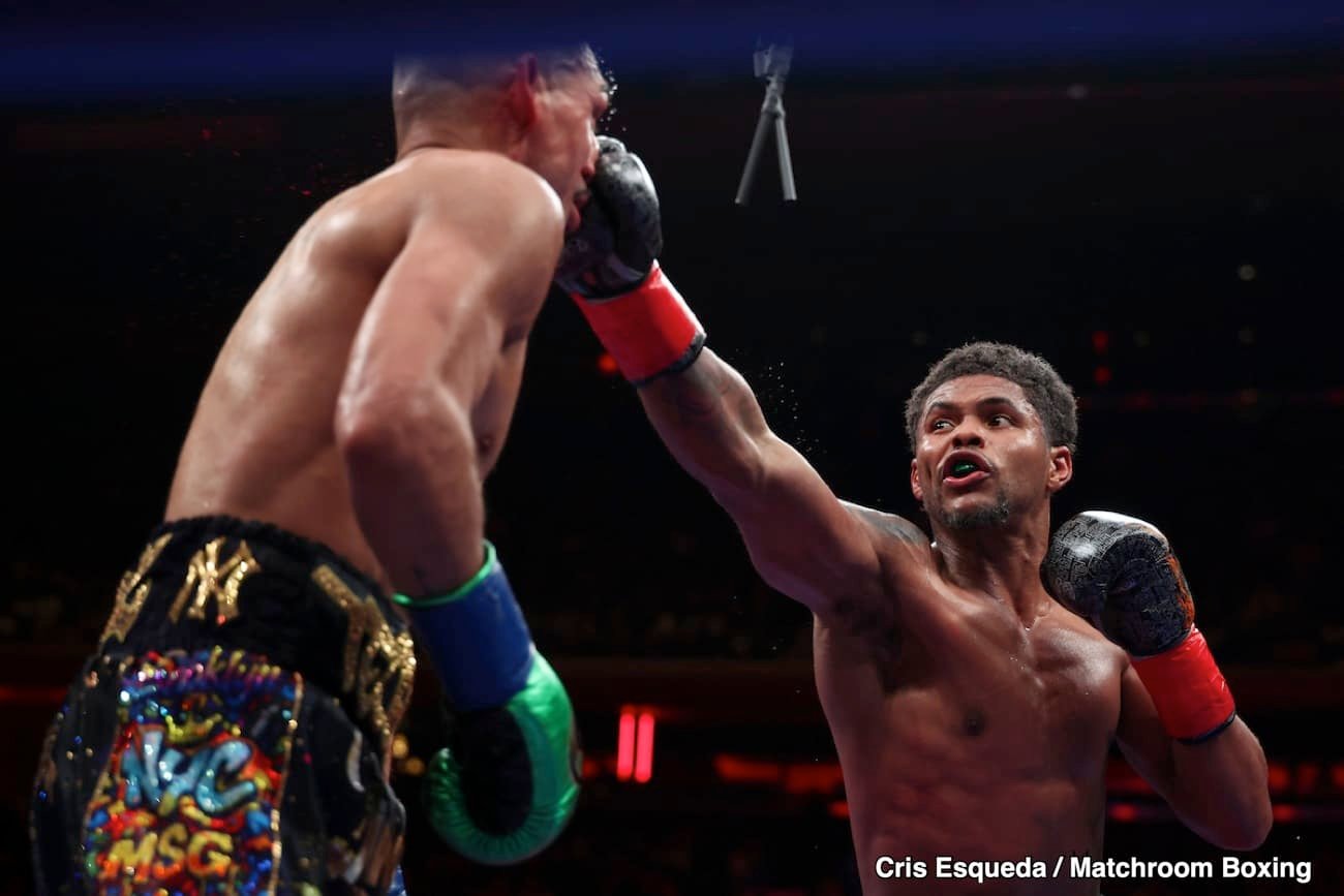 Ryan Garcia can’t hit Shakur Stevenson