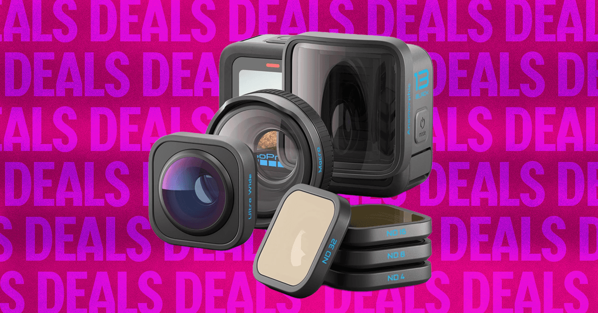 This GoPro and Lens Bundle is $200 Off
